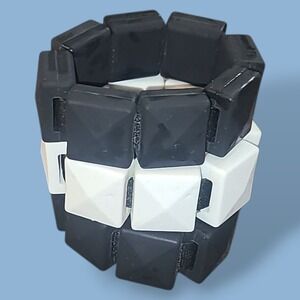 Set of 3 Cali Weights Wrist Weight‎ Stretch Bracelets Black & White 4oz Each